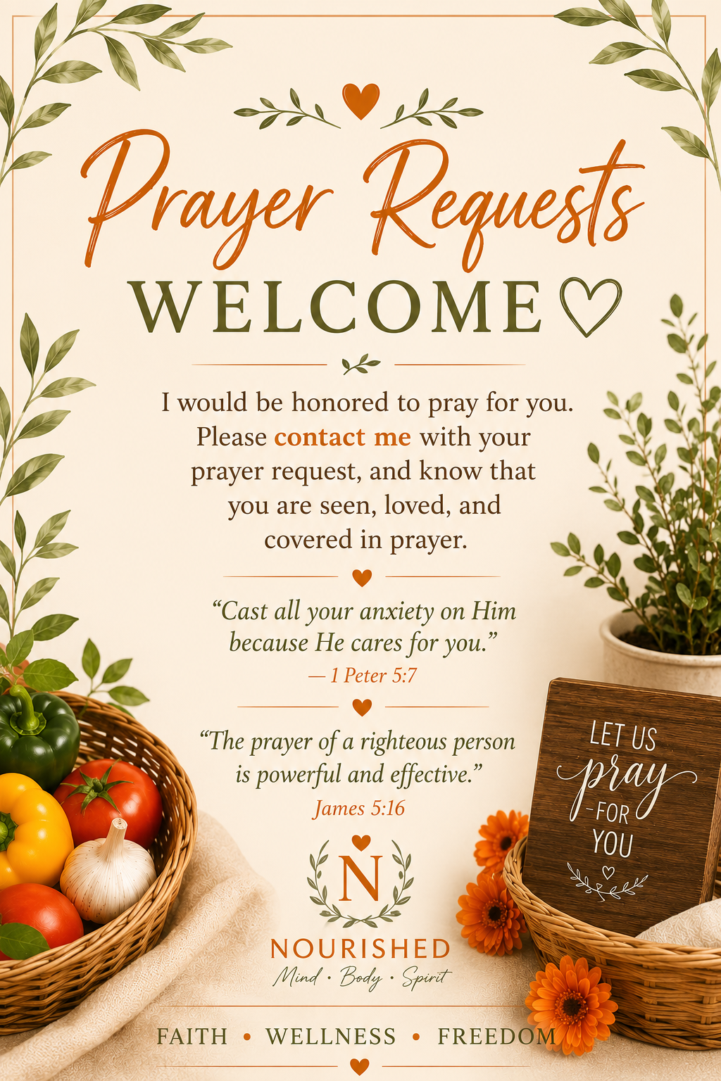Prayer Request Welcome